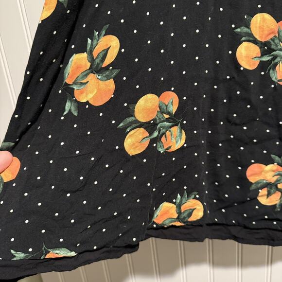 Torrid Polka Dot Orange Print Swing Tank Plus Size 2X - Picture 3 of 6